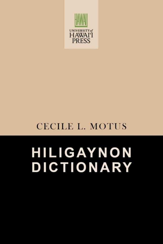 Cover of Hiligaynon Dictionary, as open access