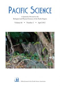 Pacific Science Vol. 66 Issue 2