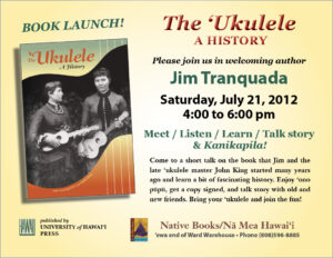 The Ukulele book launch invite