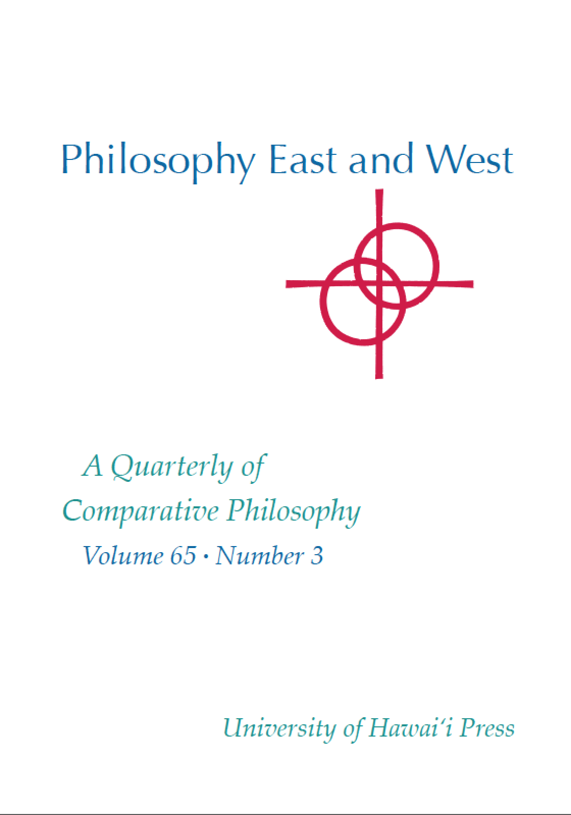Philosophy East and West  Vol. 65, no 3 (2015)