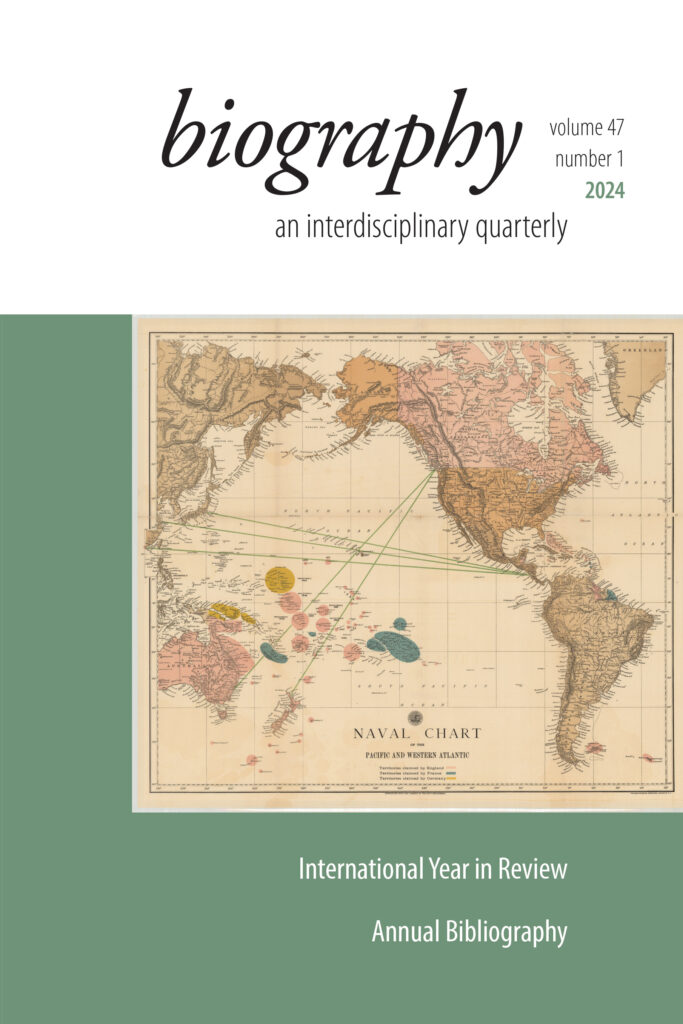 Front cover of Biography Vol. 47 no. 3 (2024)