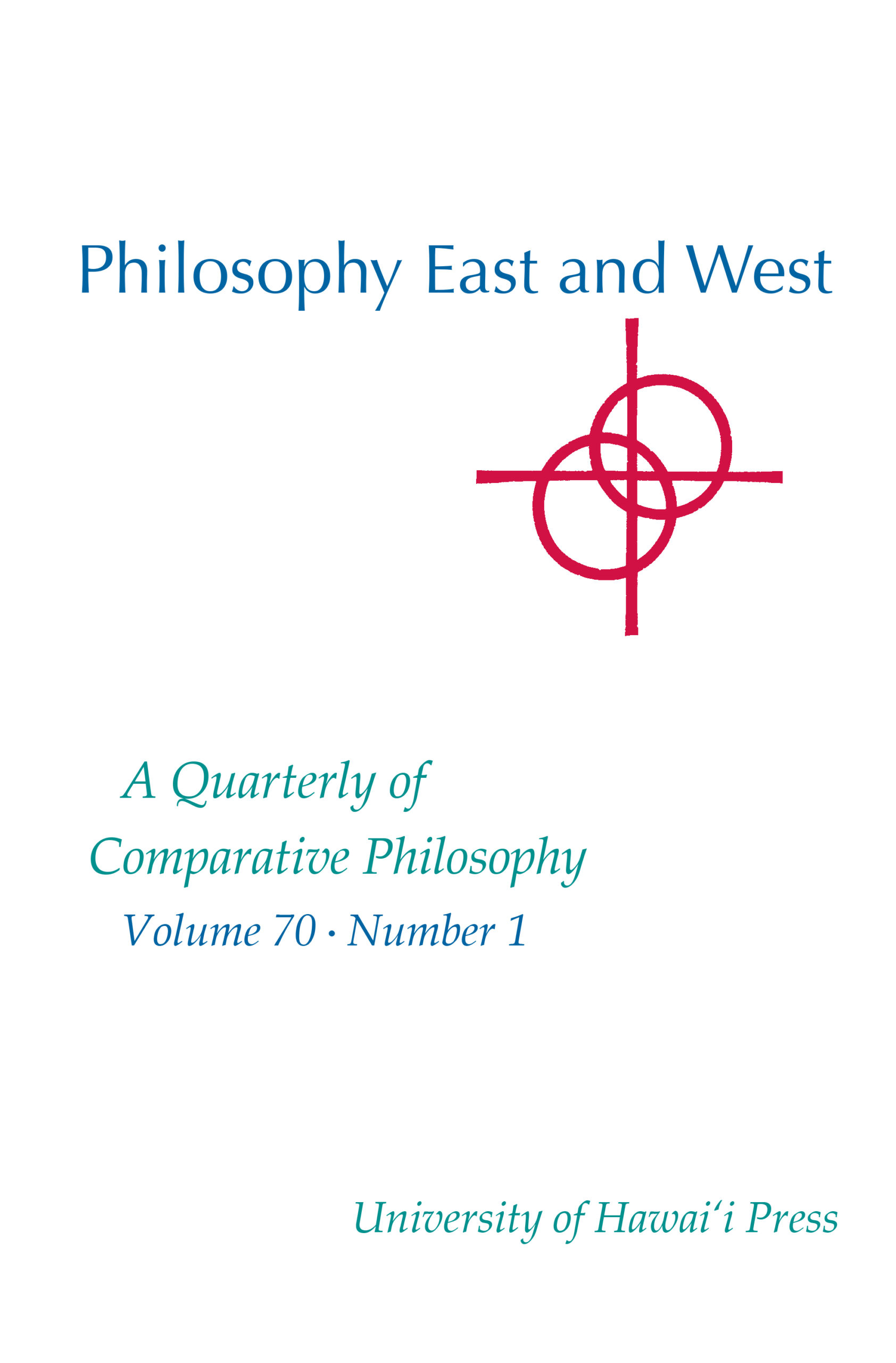Philosophy East and West cover 70-1