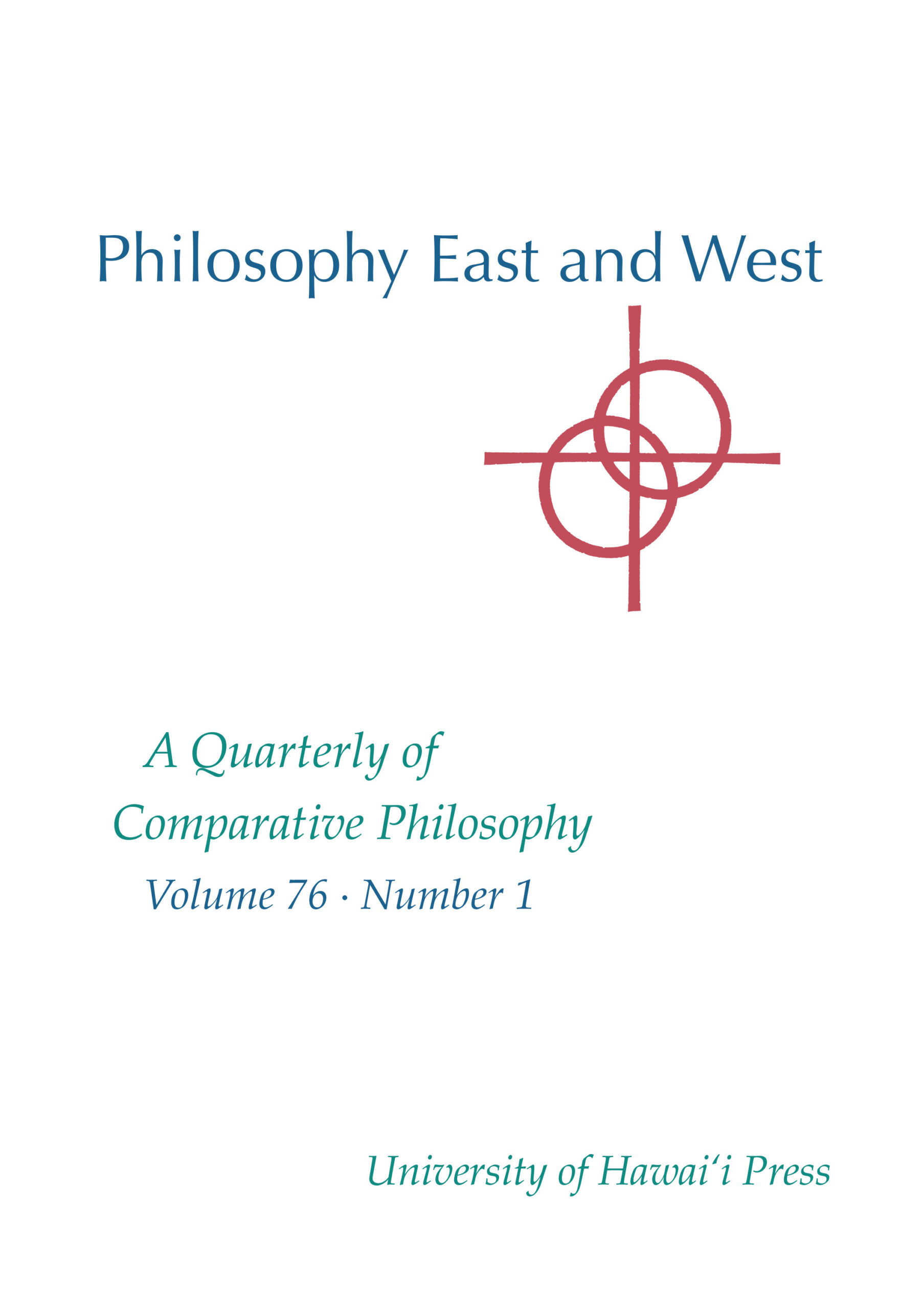 Philosophy East and West: A Quarterly of Comparative Philosophy