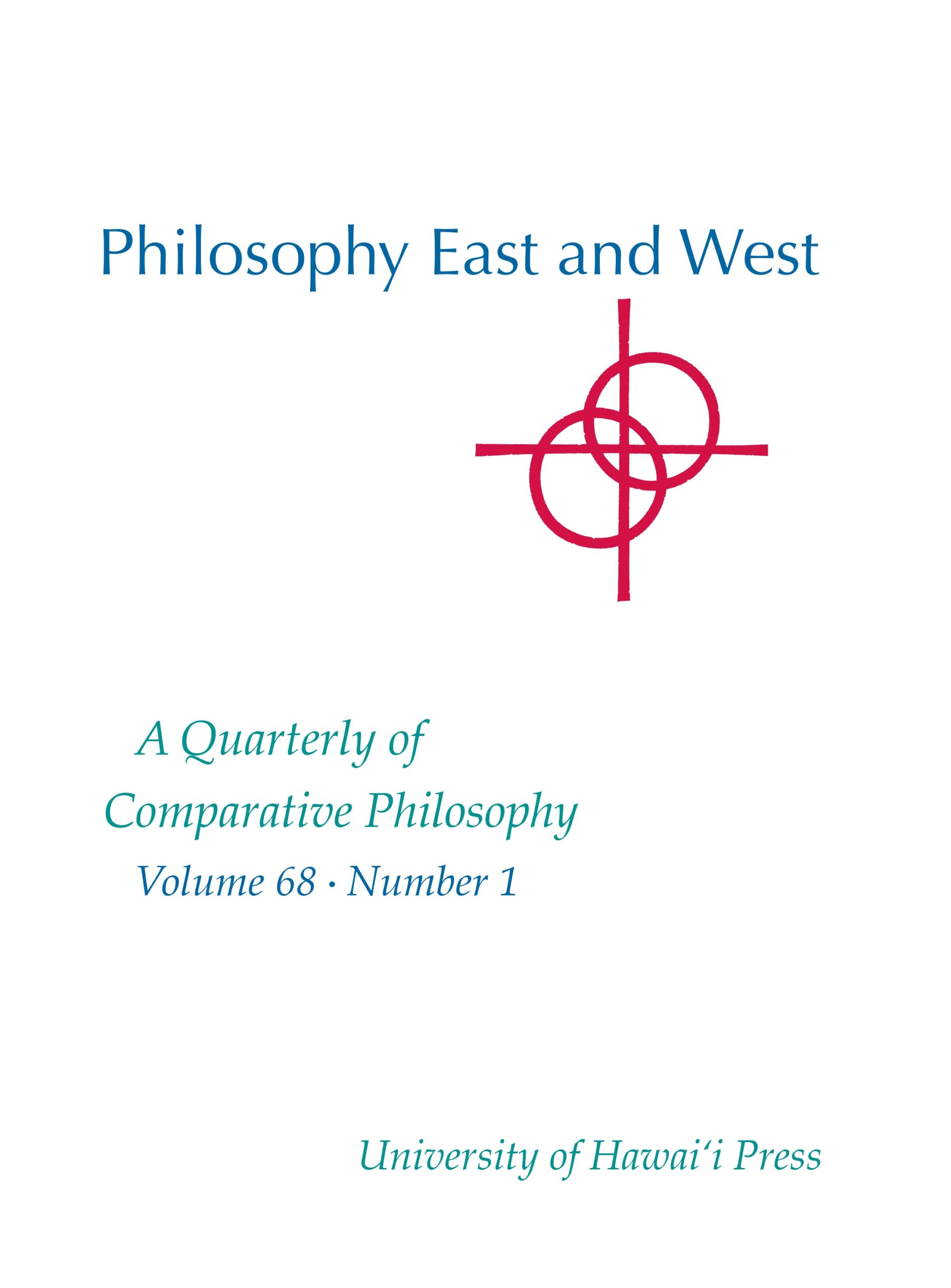 Philosophy East and West 68-1 Cover