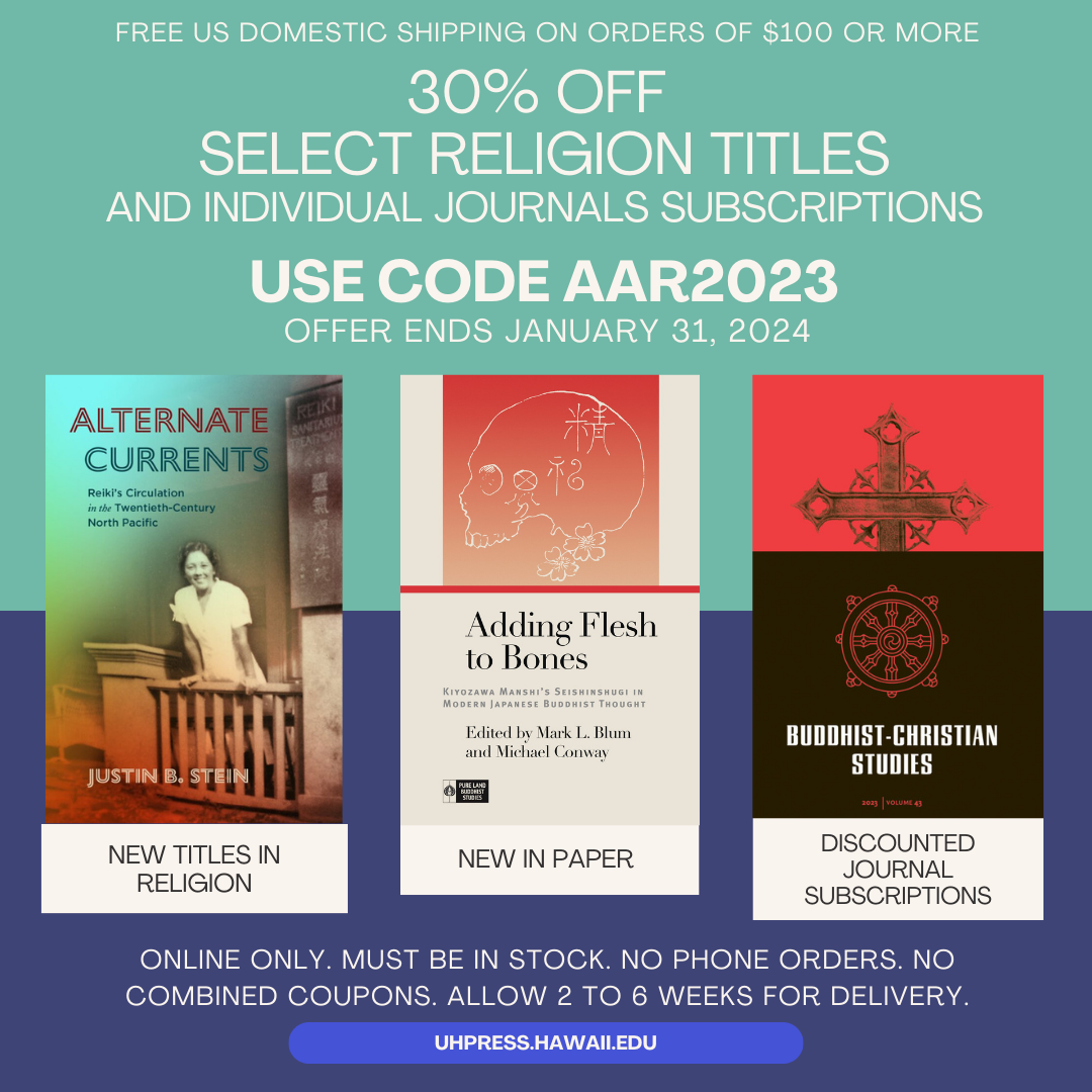 30% OFF on Select Religion Titles – UH Press