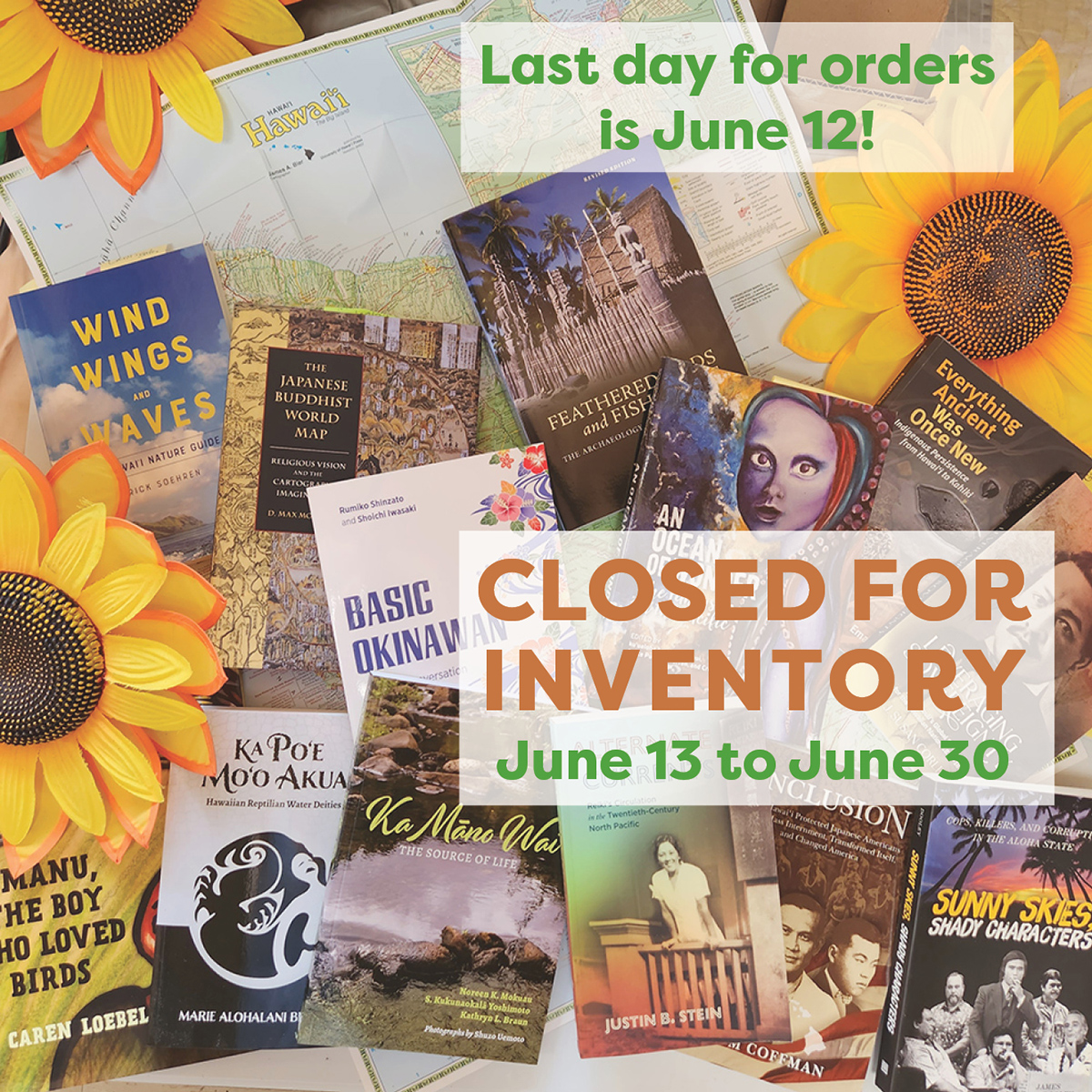 Warehouses Close for Annual Inventory: Order by June 12 – UH Press