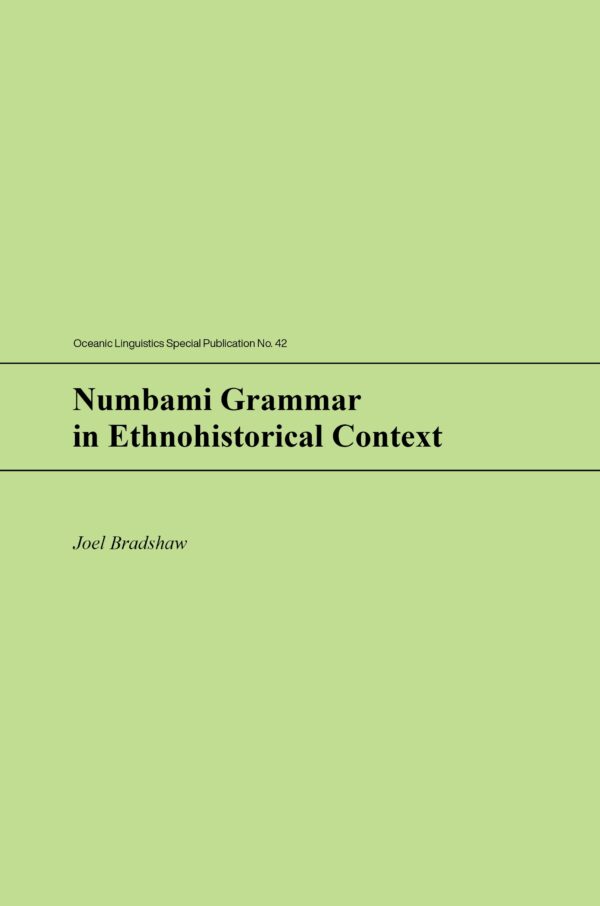 Numbami Grammar in Ethnohistorical Context