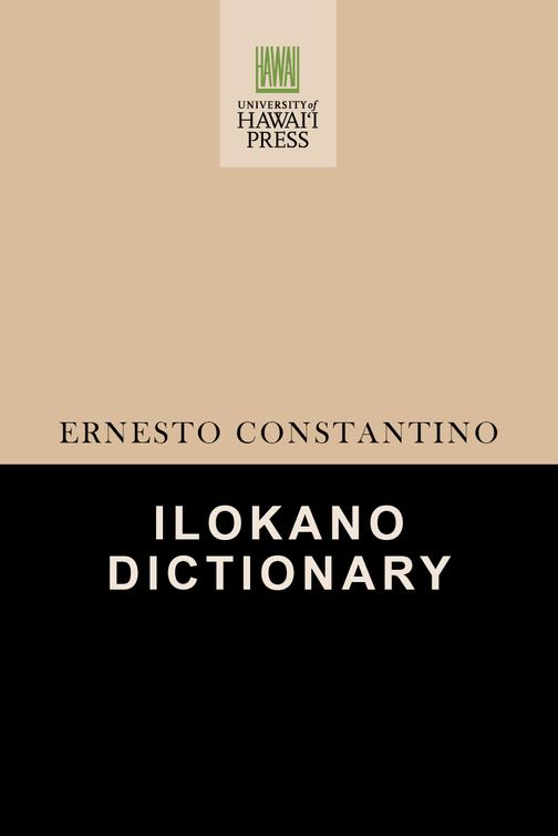 Cover of Ilokano Dictionary book, as open access