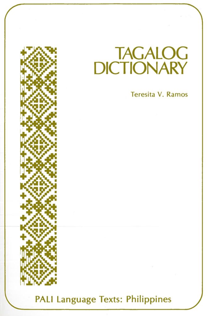 Cover of Tagalog Dictionary book