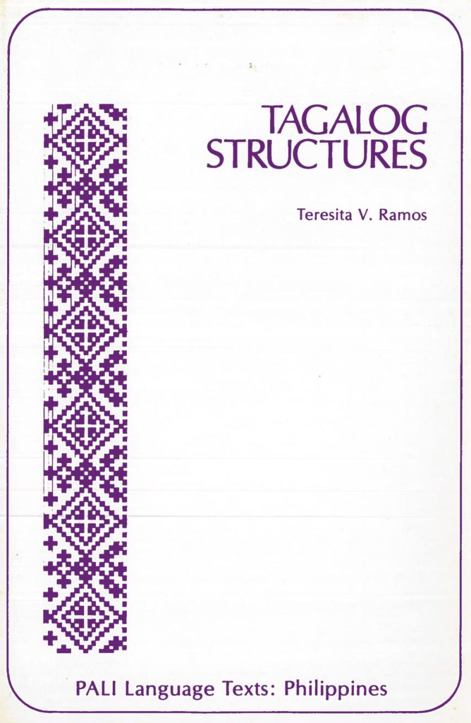 Cover of Tagalog Structures book