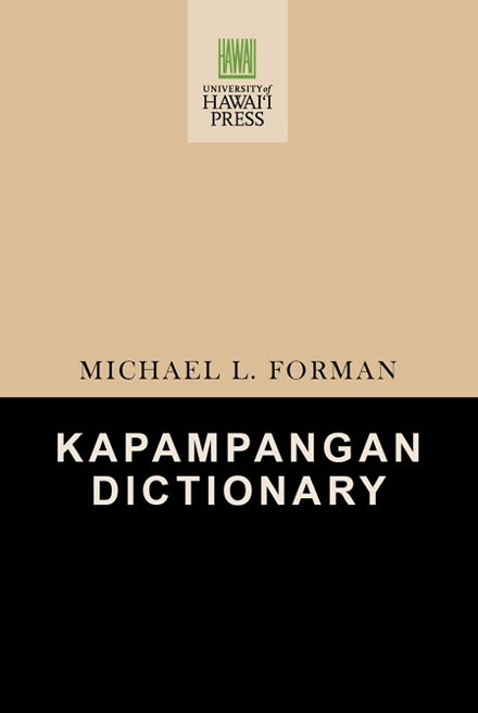Cover of Kapampangan Dictionary book, as open access